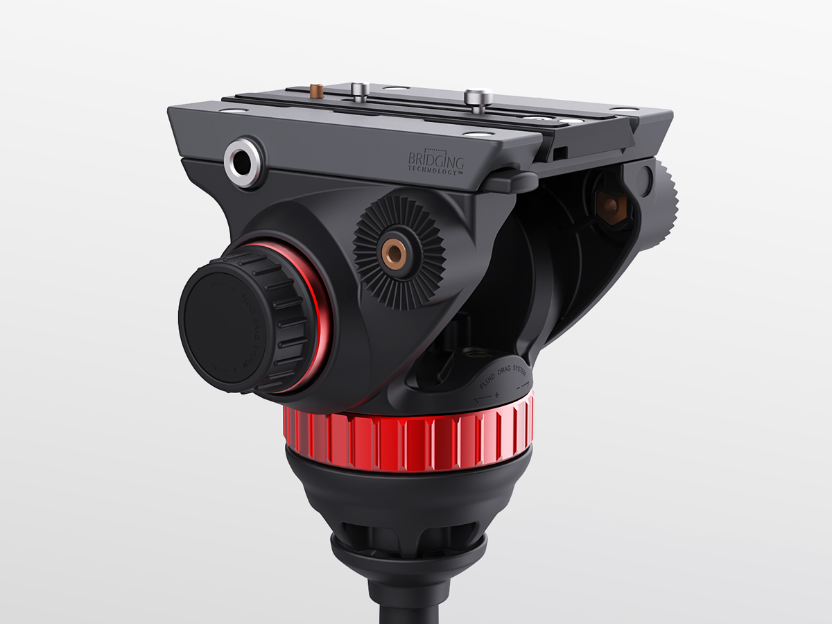 La testa video 502 HDV, disegnata per Manfrotto group