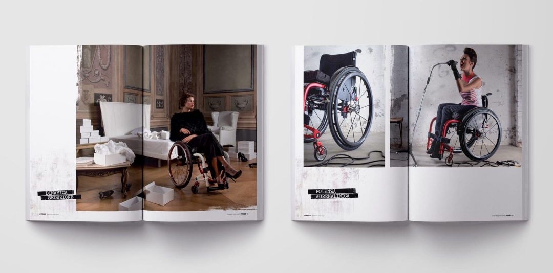Un mock-up del catalogo realizzato per l'azienda Progeo